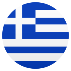 How Flag: Greece emoji looks on Joypixels.