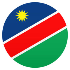 Hvordan Flagg: Namibia emoji ser ut på Joypixels.