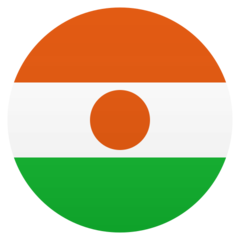 How Flag: Niger emoji looks on Joypixels.