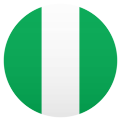 Hoe Vlag: Nigeria emoji eruit ziet op Joypixels.