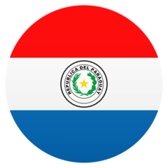 How Flag: Paraguay emoji looks on Joypixels.