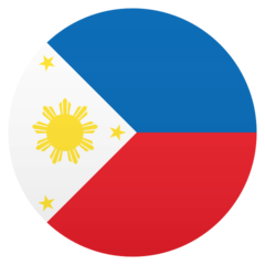 How Flag: Philippines emoji looks on Joypixels.