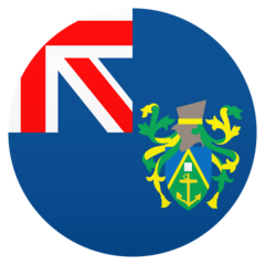 Come Bandiera: Isole Pitcairn emoji appare su Joypixels.