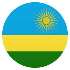 How Flag: Rwanda emoji looks on Joypixels.