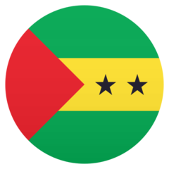 Bagaimana emoji Bendera: Sao Tome dan Principe kelihatan di Joypixels.