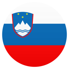 Hoe Vlag: Slovenië emoji eruit ziet op Joypixels.