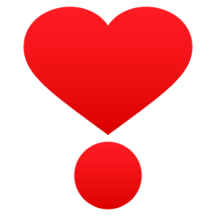 Heart Exclamation Emoji