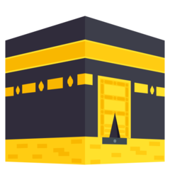 How Kaaba emoji looks on Joypixels.