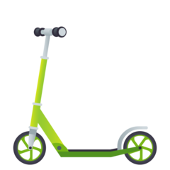 How Kick Scooter emoji looks on Joypixels.