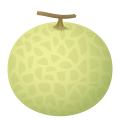 Bagaimana Melon emoji terlihat di Joypixels.