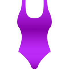 How One-Piece Swimsuit emoji looks on Joypixels.