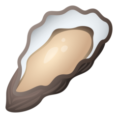 How Oyster emoji looks on Joypixels.