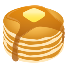 How Pancakes emoji looks on Joypixels.