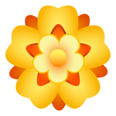 How Rosette emoji looks on Joypixels.