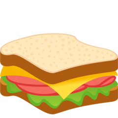 How Sandwich emoji looks on Joypixels.