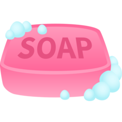 How Soap emoji looks on Joypixels.