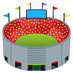 Bagaimana emoji Stadium kelihatan di Joypixels.