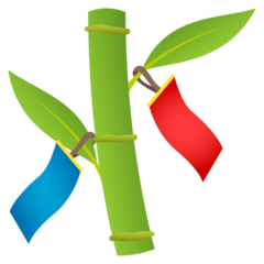 Wie Tanabata-Baum Emoji auf Joypixels aussieht.