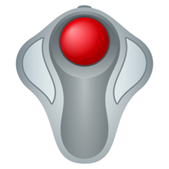 Bagaimana Trackball emoji terlihat di Joypixels.