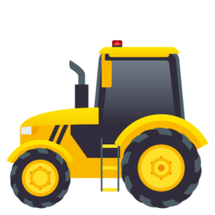 How Tractor emoji looks on Joypixels.