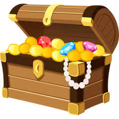 Come Forziere emoji appare su Joypixels.