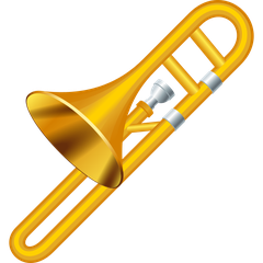A quoi ressemblent les emoji Trombone à coulisse sur Joypixels.