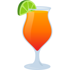 How Tropical Drink emoji looks on Joypixels.