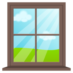 Эмодзи окно в доме