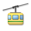 How Aerial Tramway emoji looks on Lg.