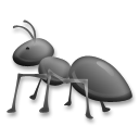 How Ant emoji looks on Lg.