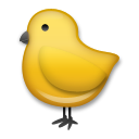 How Baby Chick emoji looks on Lg.