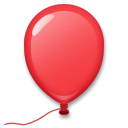 Hoe Ballon emoji eruit ziet op Lg.