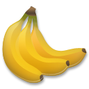 Bagaimana Banana emoji terlihat di Lg.