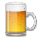 Cómo se ve el emoji Jarra de cerveza en Lg.