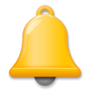 A quoi ressemblent les emoji Cloche sur Lg.