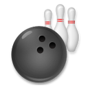 A quoi ressemblent les emoji Bowling sur Lg.