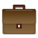 How Briefcase emoji looks on Lg.