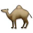 How Camel emoji looks on Lg.