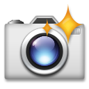 A quoi ressemblent les emoji Appareil photo avec flash sur Lg.