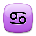 How Cancer emoji looks on Lg.