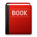 How Closed Book emoji looks on Lg.