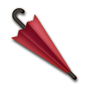 How Closed Umbrella emoji looks on Lg.