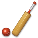 Bagaimana Cricket Game emoji terlihat di Lg.