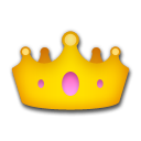 How Crown emoji looks on Lg.