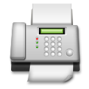 How Fax Machine emoji looks on Lg.