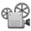 Bagaimana Film Projector emoji terlihat di Lg.