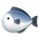 Bagaimana Fish emoji terlihat di Lg.