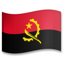 Bagaimana Flag: Angola emoji terlihat di Lg.