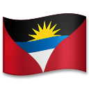 Bagaimana Flag: Antigua & Barbuda emoji terlihat di Lg.