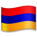 Hoe Vlag: Armenië emoji eruit ziet op Lg.